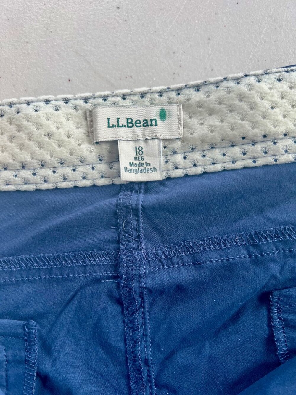 LL Bean Sz 18 Tropic Weight Crop Trail Pants NWT - Picture 6 of 10